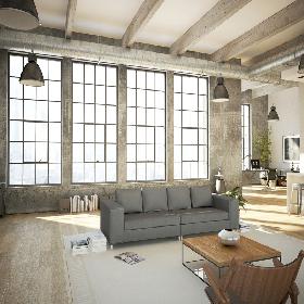 Loft Style Living Room v3